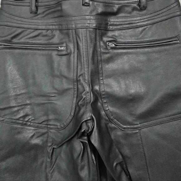 Free Pepple We The Free Rebel Vegan Leather Pants/Black - Picture 6 of 16